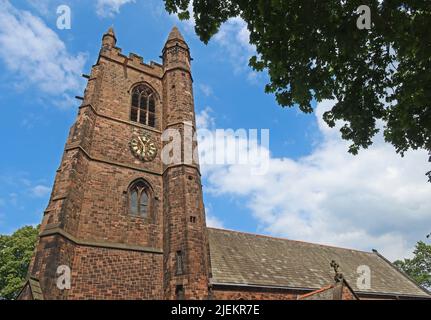 St Thomas Anglican Church, Stockton Heath, Warrington, Cheshire, England, UK, Stock Photo