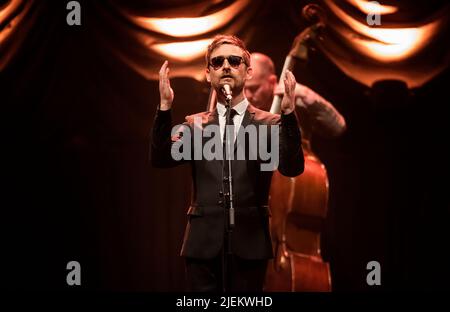 The Divine Comedy at Philharmonic Hall Liverpool Stock Photo