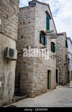 Street in Radunica, a historic and charming downtown neighbourhood, Split, Croatia Stock Photo