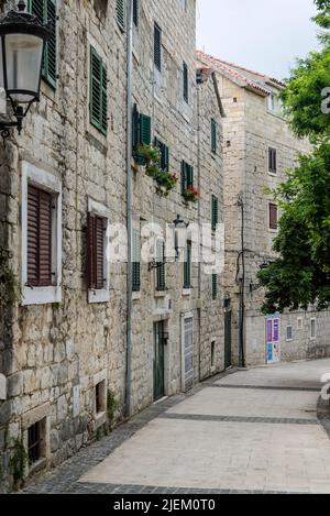 Street in Radunica, a historic and charming downtown neighbourhood, Split, Croatia Stock Photo