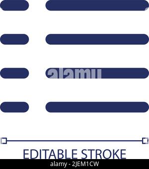 List RGB color ui icon Stock Vector