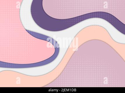 Abstract colorful template design decoration artwork. Overlapping template design style background. Vector Stock Vector