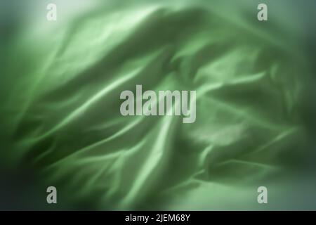 Luxury green satin background for text. Top view Stock Photo - Alamy