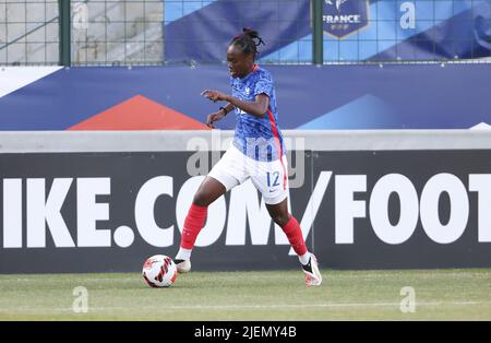 Melvine Malard of France during the Women's Friendly football match between France and Cameroon on June 25, 2022 at Stade Pierre Brisson in Beauvais, France - Photo: Jean Catuffe/DPPI/LiveMedia Stock Photo