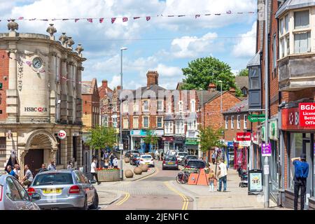 High Street, Rushden, Northamptonshire, England, United Kingdom Stock Photo