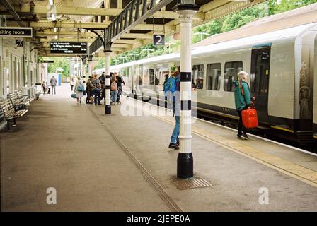 Winchester train station, Hampshire, England, United Kingdom. Stock Photo