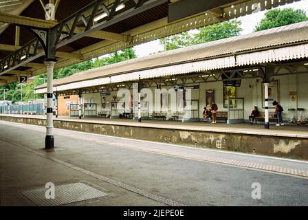 Winchester train station, Hampshire, England, United Kingdom. Stock Photo