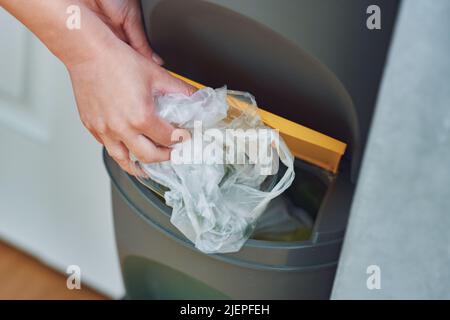 Picture of a segregation of waste bin Stock Photo