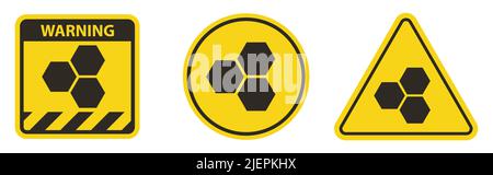 Honeycomb Icon Symbol Isolate on white Background,Vector Illustration Stock Vector