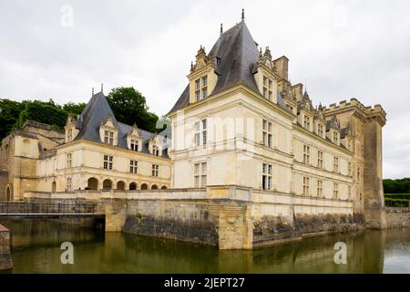 The Château de Villandry is a wonderful country residence located in Villandry, in the Indre-et-Loire department of France. The famous Renaissance gar Stock Photo