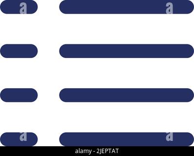 List black glyph ui icon Stock Vector