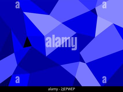 Light blue crystal polygon abstract background texture presentation wallpaper digital art graphic design backdrop pattern vector illustration Stock Vector