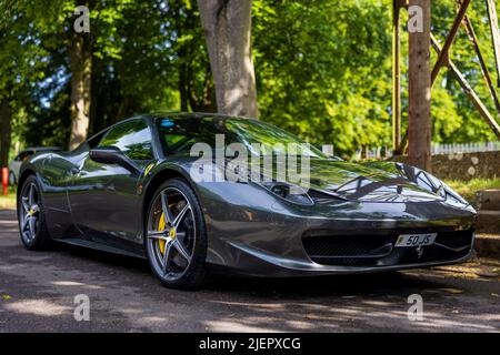Ferrari 458 Italia ‘50 JS’ on display at the Bicester Scramble on the 19th June 2022 Stock Photo