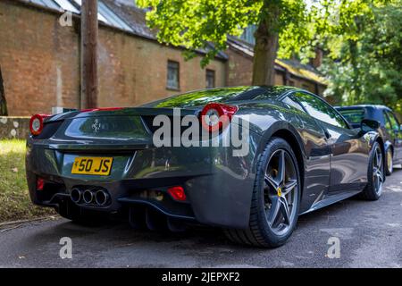 Ferrari 458 Italia ‘50 JS’ on display at the Bicester Scramble on the 19th June 2022 Stock Photo