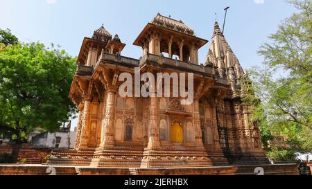 Shiva Temple in the Chhatris of Scindiya Dynasty, Gwalior, Madhya Pradesh, India. Stock Photo