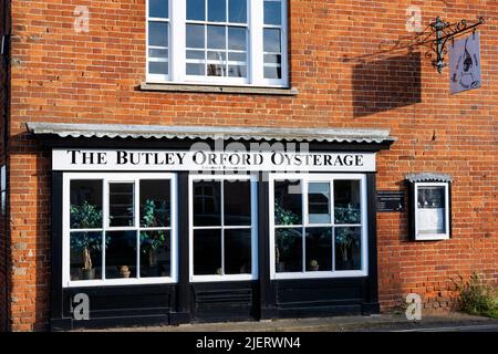 The Butley Orford Oysterage Orford Suffolk Stock Photo