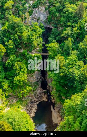 Discovery tour of the Škocjan Caves Regional Park - Škocjan - Croatia Stock Photo