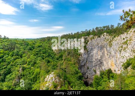 Discovery tour of the Škocjan Caves Regional Park - Škocjan - Croatia Stock Photo