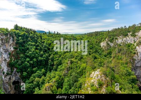 Discovery tour of the Škocjan Caves Regional Park - Škocjan - Croatia Stock Photo