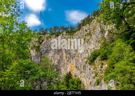 Discovery tour of the Škocjan Caves Regional Park - Škocjan - Croatia Stock Photo