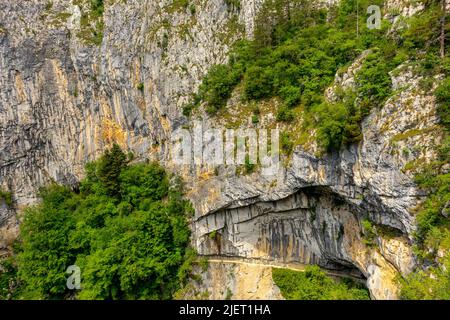 Discovery tour of the Škocjan Caves Regional Park - Škocjan - Croatia Stock Photo