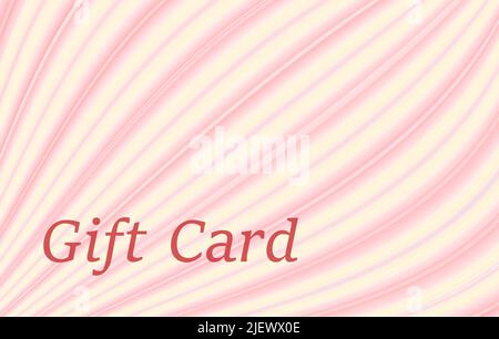Yellow, red striped background for gift card. Abstract design. Vector pinstripe pattern. Smooth colored gradient. Summer template for voucher. EPS10 Stock Vector