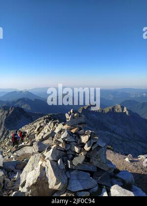 Cima d’Asta  is the highest mountain of the Fiemme Mountains in the eastern part of the Italian province of Trentino Stock Photo