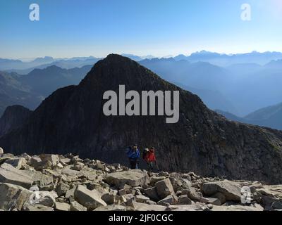 Cima d’Asta  is the highest mountain of the Fiemme Mountains in the eastern part of the Italian province of Trentino Stock Photo