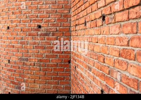 old red brick wall background Stock Photo