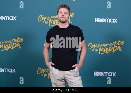 Madrid, Spain. 28th June, 2022. Jaime Olias attends 'Como Mandarlo Todo A La Mierda' photocall at Only You Hotel in Madrid. Credit: SOPA Images Limited/Alamy Live News Stock Photo