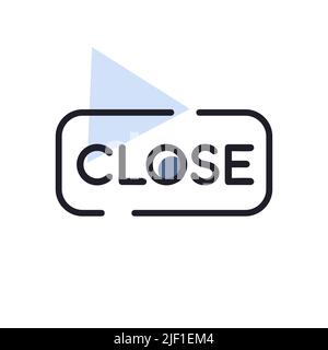 Close sign icon. E-commerce sign. Graph symbol for your web site design ...