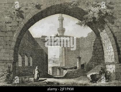 Temple of Augustus and Rome in Ankara City, Turkiye Stock Photo - Alamy