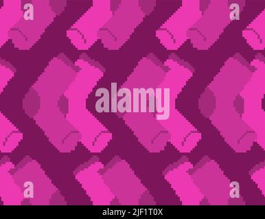 Socks pixel art pattern seamless. Sock 8 bit background. pixelated texture Stock Vector