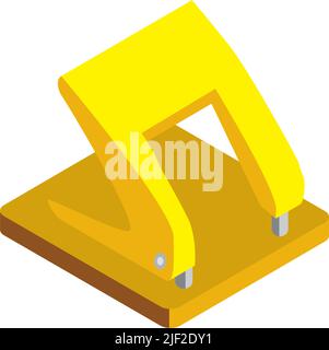 hole puncher school supply Stock Vector