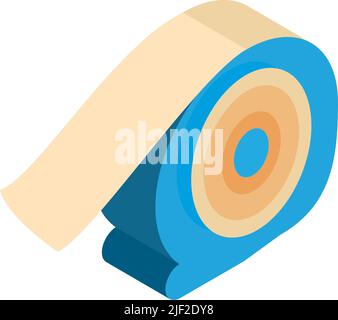 adhesive tape supply Stock Vector