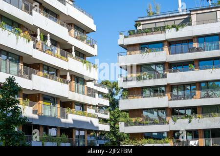 Modern apartment buildings seen in Berlin, Germany Stock Photo - Alamy