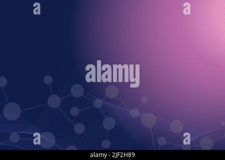 Dark background with glow and round elements at the corners Stock Vector