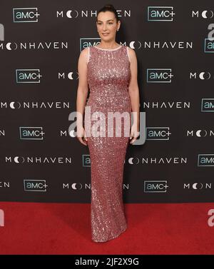 Los Angeles, USA. 28th June, 2022. Ayelet Zurer arrives at AMC's MOONHAVEN Premiere held at The London West Hollywood in West Hollywood, CA on Tuesday, June 28, 2022. (Photo By Sthanlee B. Mirador/Sipa USA) Credit: Sipa USA/Alamy Live News Stock Photo