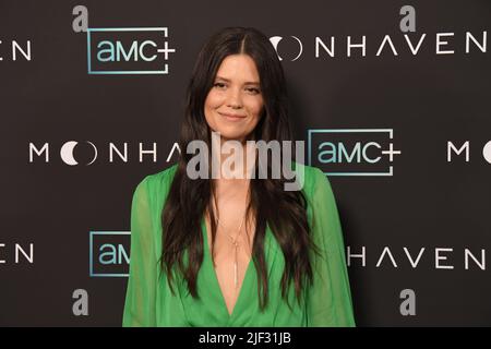 Meredith Garretson arrives at AMC's MOONHAVEN Premiere held at The