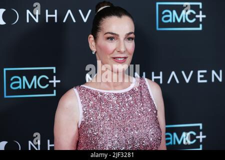 WEST HOLLYWOOD, LOS ANGELES, CALIFORNIA, USA - JUNE 28: Israeli actress Ayelet Zurer arrives at the Los Angeles Premiere Of AMC+'s Original Series 'Moonhaven' held at the The London Hotel West Hollywood at Beverly Hills on June 28, 2022 in West Hollywood, Los Angeles, California, United States. (Photo by Xavier Collin/Image Press Agency) Stock Photo