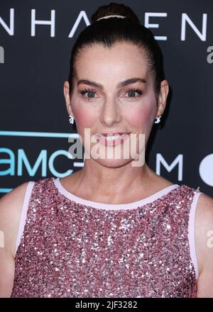 WEST HOLLYWOOD, LOS ANGELES, CALIFORNIA, USA - JUNE 28: Israeli actress Ayelet Zurer arrives at the Los Angeles Premiere Of AMC+'s Original Series 'Moonhaven' held at the The London Hotel West Hollywood at Beverly Hills on June 28, 2022 in West Hollywood, Los Angeles, California, United States. (Photo by Xavier Collin/Image Press Agency) Stock Photo