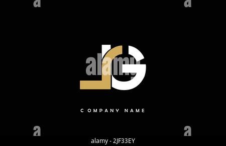 LG, GL Alphabets Letters Logo Monogram Stock Vector