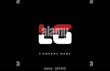 LG, GL Alphabets Letters Logo Monogram Stock Vector
