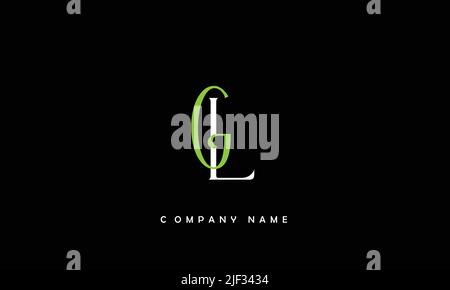 LG, GL Alphabets Letters Logo Monogram Stock Vector