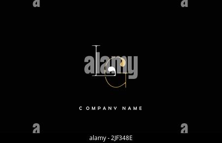 LG, GL Alphabets Letters Logo Monogram Stock Vector