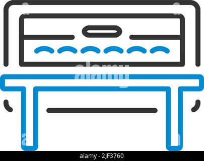 Chafing Dish Icon. Editable Bold Outline With Color Fill Design. Vector Illustration. Stock Vector