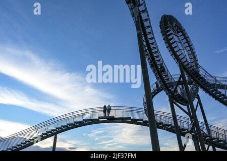 Tiger Turtle the roller coaster walkway Duisburg North