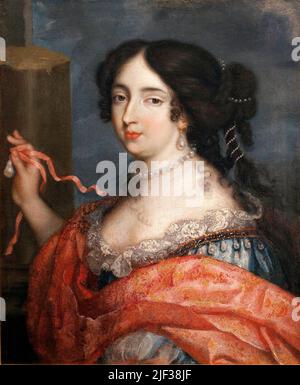 Francoise d'Aubigne (Madame de Maintenon, 1635-1719). Peinture de Pierre I Mignard, dit le Romain (1612-1695), huile sur toile, art francais, 17e siecle. Musee des Beaux Arts de Niort. Stock Photo