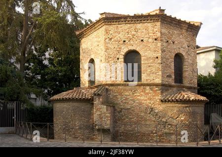 Baptistery Battistero degli Ariani in Ravenna, Italy, Emilia Romagna Stock Photo