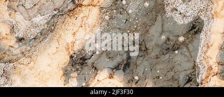 beige marble stone texture, travertine background Stock Photo